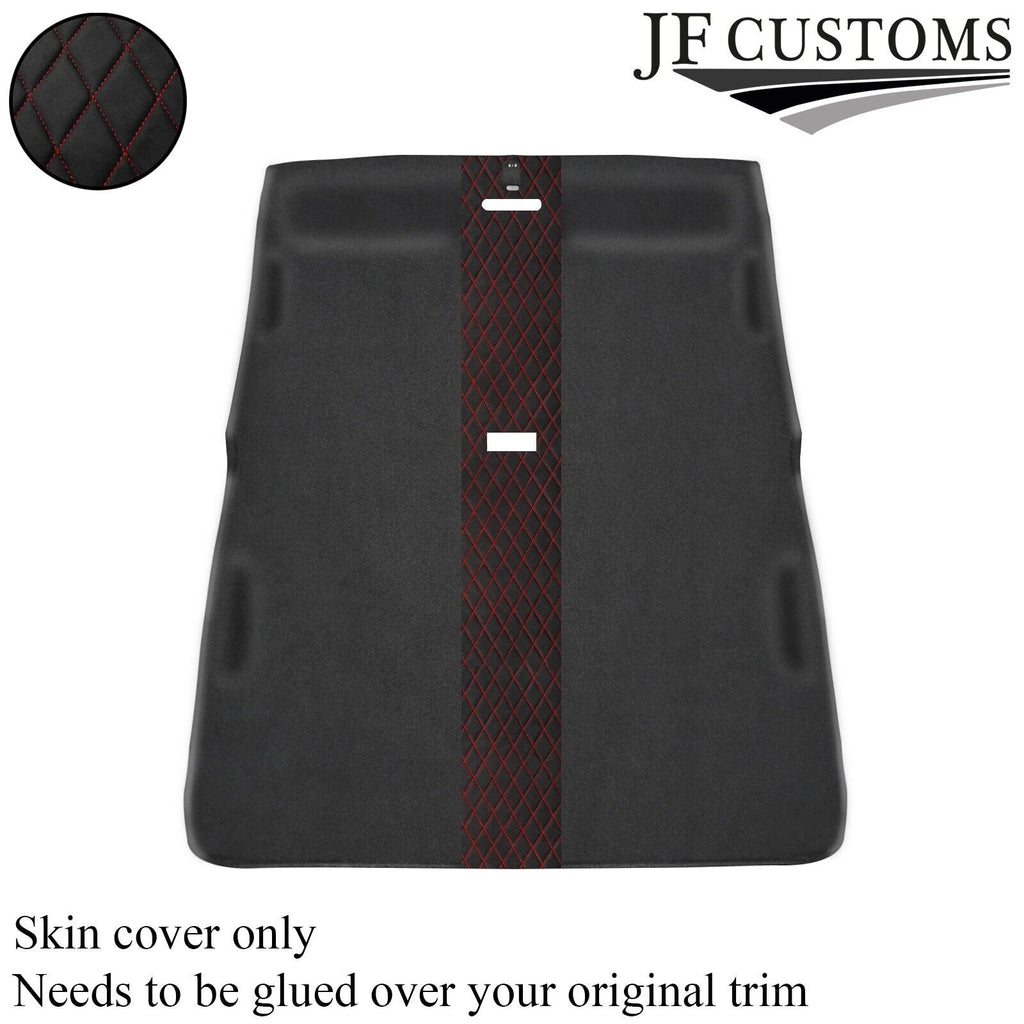 RED DIAMOND STITCH D GREY SUEDE HEADLINER COVER FITS HONDA CIVIC EJ9 96-01