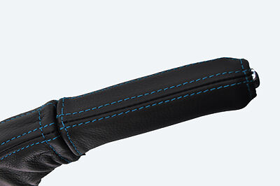 blue stitch FITS HONDA PRELUDE 92-96 4th GEN LEATHER HANDBRAKE HANDLE COVER ONLY