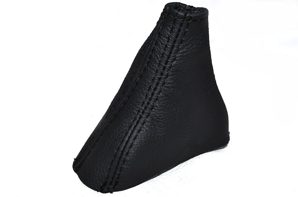 BLACK STITCH AUTO AUTOMATIC LEATHER GEAR GAITER FITS VOLVO S60 00-10 V70 01-07