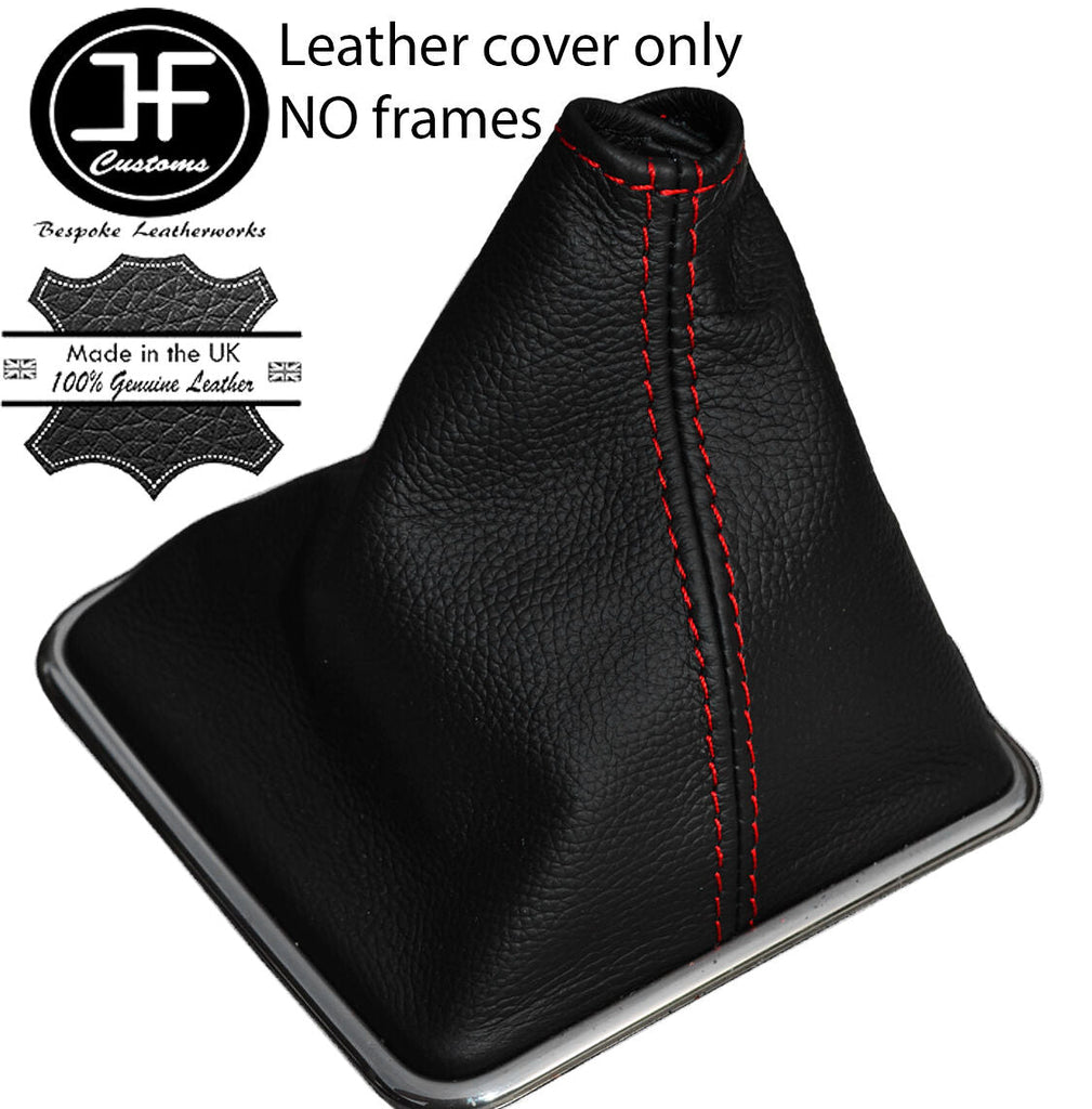 RED STITCHING LEATHER GEAR STICK GAITER FITS MITSUBISHI LANCER EVO X 07-14