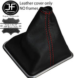 RED STITCHING LEATHER GEAR STICK GAITER FITS MITSUBISHI LANCER EVO X 07-14