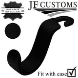 BLACK ITALIAN LEATHER PLASTIC CAR SEAT HEADREST HOOK HANGER FITS BMW E30 84-92