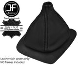 BLACK STITCHING LEATHER GEAR GAITER OVER RUBBER FOR FIAT X1/9 X19 EARLY