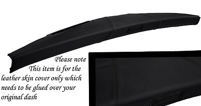 BLACK STITCH FITS MINI CLASSIC ROVER COOPER AUSTIN DASH LEATHER COVER ONLY