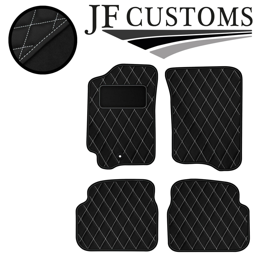 WHITE  DIAMOND VINYL 4X TAILORED FLOOR CARPET FOR SUBARU IMPREZA 93-00 JF1