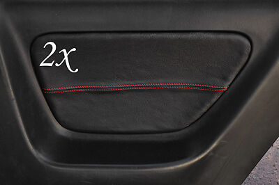 red stitch FITS NISSAN SKYLINE GTS GTR R33 93-98 2X REAR DOOR CARD TRIM COVERS