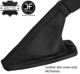 BLACK STITCH TOP GRAIN REAL LEATHER HANDBRAKE GAITER FOR FORD FOCUS C MAX 03-07