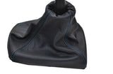 BLUE STITCHING FITS CHEVROLET DAEWOO LACETTI 2004-2009 LEATHER GEAR GAITER ONLY