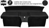 BLACK STITCH REAR STORAGE PANEL LEATHER&SUEDE COVER FOR HONDA CRX DEL SOL 92-97