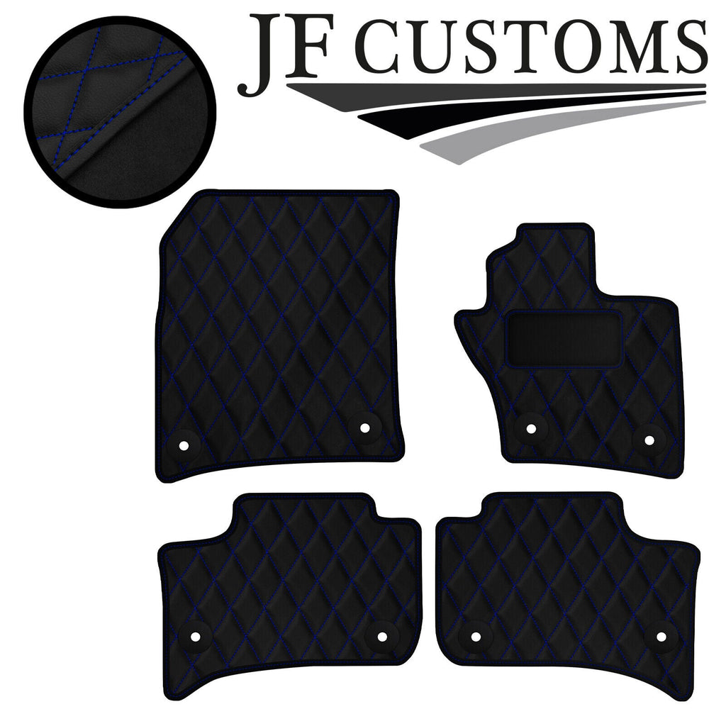 BLUE DIAMOND VINYL 4X TAILORED FLOOR CARPET FOR PORSCHE CAYENNE 10-18 JF1