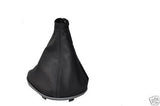 FITS ALFA ROMEO GT 2003-2010  LEATHER GEAR GAITER BLACK STITCHING CUSTOM NEW