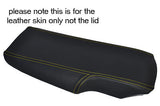 yellow stitch FITS CORVETTE C6 2005-2012 ARMREST COVER ONLY LEATHER CUSTOM NEW
