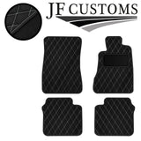 WHITE DIAMOND STITCH VINYL 4X TAILORED FLOOR CARPETS FOR LEXUS GS 300 07-13 JF1