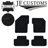D BLUE DIAMOND STITCH VINYL 4X TAILORED FLOOR MAT CARPETS FOR ALFA 147 01-10