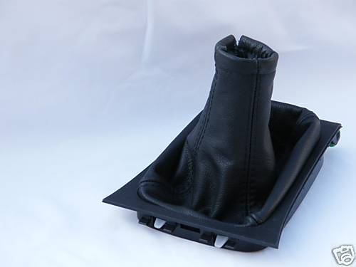 FITS VAUXHALL ZAFIRA A BLACK LEATHER GEAR GAITER QUALITY CUSTOM NEW MADE IN UK