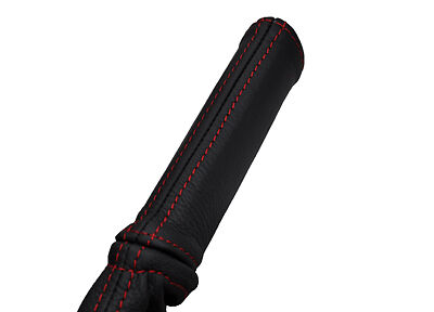 red stitch FITS NISSAN NAVARA D40 HANDBRAKE HANDLE COVER ONLY CUSTOM NEW