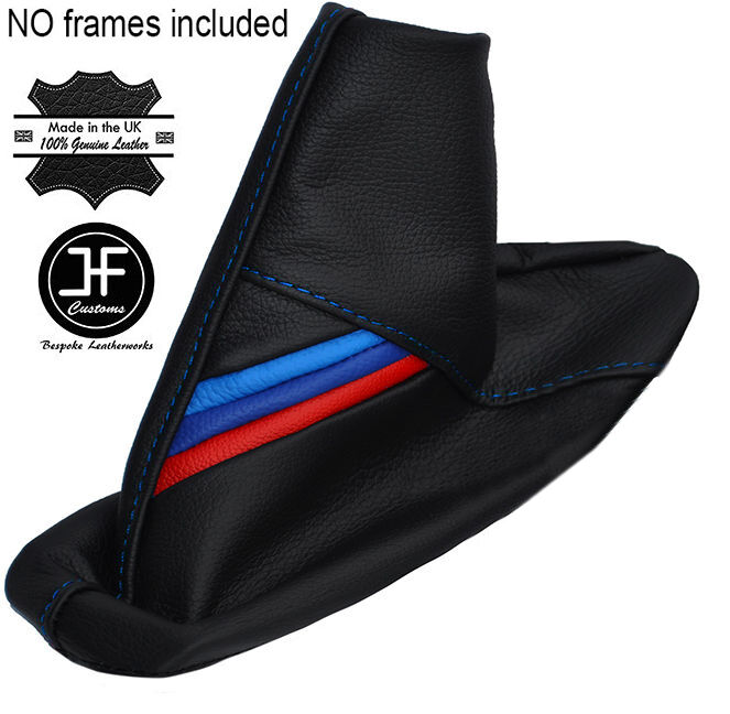 TRI STRIPES BLUE STITCH HANDBRAKE GAITER FOR BMW 4 SERIES F32 F33 F36 F82 F83