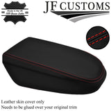 FITS FORD KUGA 2008-2012 RED STITCH ITALIAN LEATHER ARMREST COVER CUSTOM NEW