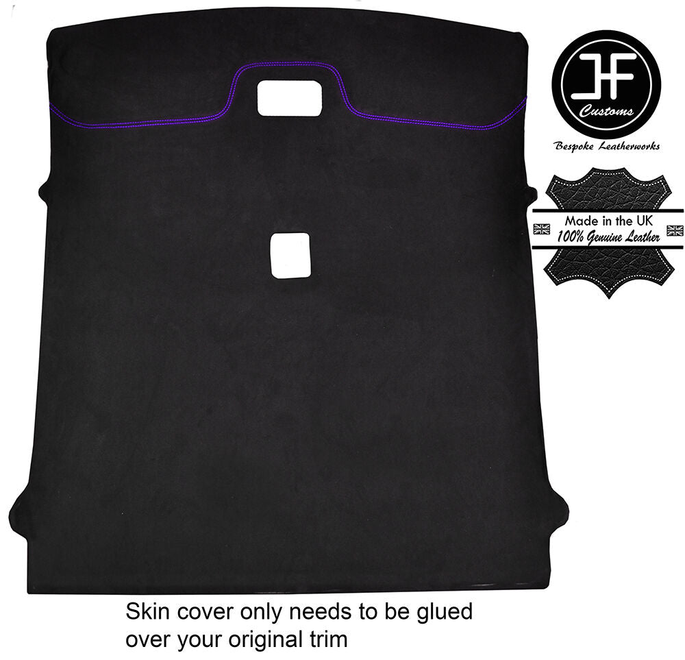 PURPLE STITCH ROOF HEADLINING LUXE SUEDE COVER FITS SKYLINE R34 GTR GT-T 98-02