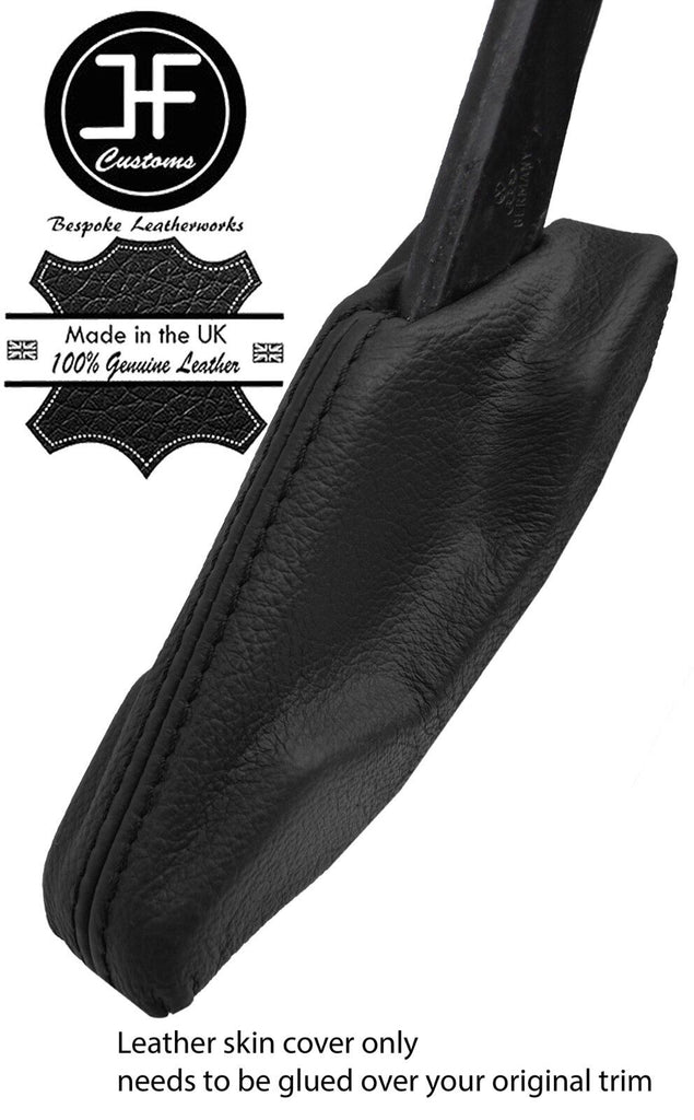 BLACK TOP GRAIN LTHR HANDBRAKE TRIM COVER FOR VW GOLF MK1 JETTA CADDY SCIROCCO