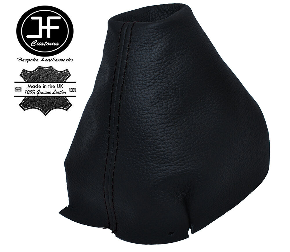 BLACK STITCHING FITS FORD CAPRI MK3 1978-1986 GEAR STICK GAITER REAL LEATHER