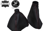 RED STITCH GEAR & HANDBRAKE GAITER FITS ALFA ROMEO BRERA 2005-2010 LEATHER