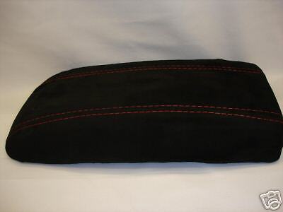FITS HONDA CIVIC & TYPE R BLACK ARM REST COVER PU SUEDE NEW CUSTOM NEW