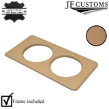 CREAM LEATHER CENTER CONSOLE CUP HOLDER COVER FITS MAZDA MX5 MK1 CUSTOM NEW