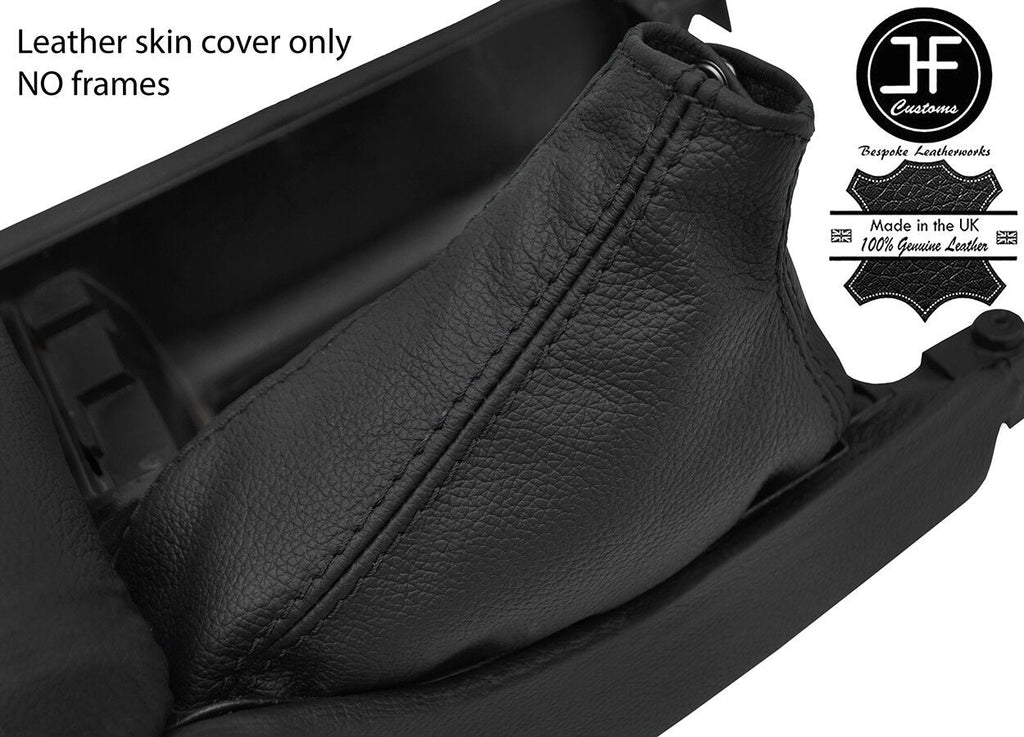 BLACK STITCH TOP GRAIN LEATHER HANDBRAKE GAITER FITS NISSAN 300ZX Z32 1990-1996