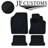 L BLUE DIAMOND STITCH VINYL 4XTAILORED FLOOR CARPET FOR VW CORRADO 98-05 JF1