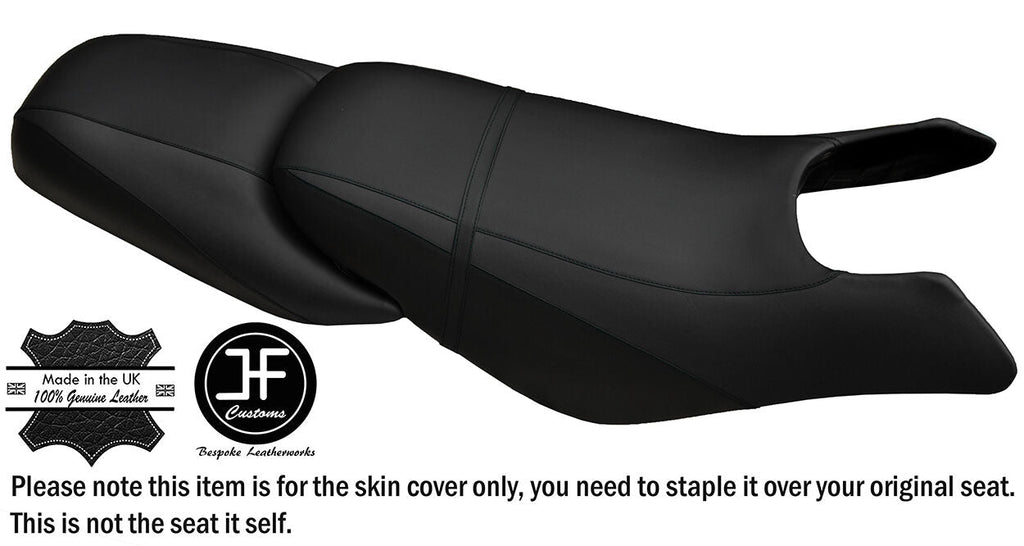 STYLE 2 BLACK CUSTOM FOR SEADOO GTX GTI 97-01 FRONT REAR VINYL SEAT COVER