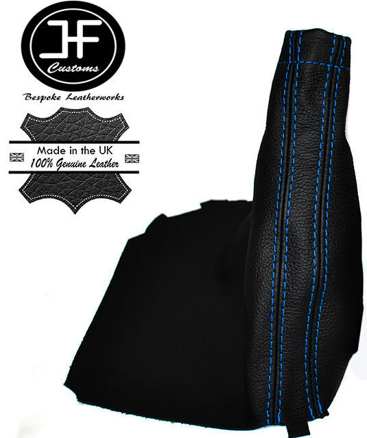 BLUE STITCH LEATHER HANDBRAKE GAITER E BRAKE BOOT FITS SUBARU BRZ 2012-2015