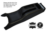 YELLOW STITCH CENTER CONSOLE LEATHER COVER FITS VW GOLF MK4 IV JETTA 1998-2005