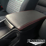 RED STITCH FOR TOYOTA CELICA 94-99 MK6 GEN6 ARMREST COVER CARBON FIBER VINYL