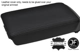 BLACK STITCH REAL LEATHER ARMREST COVER FITS HONDA ACCORD 2003-2007 CUSTOM NEW