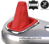RED TOP GRAIN REAL LEATHER GEAR GAITER FITS MITSUBISHI GRANDIS 2004-2011
