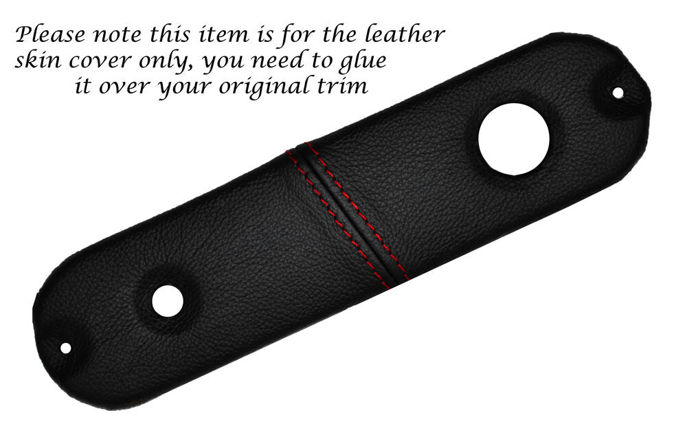 RED STITCH CENTRE DASH TRIM SKIN COVER FITS LAND ROVER DEFENDER 90 110 83-06