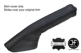 BLACK STITCH CARBON FIBER VINYL HANDBRAKE GAITER FOR TOYOTA MR2 MK1 AW11 84-89