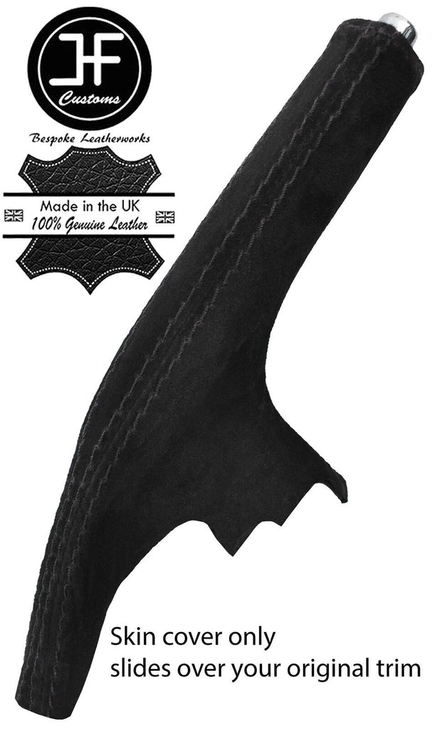 BLACK STITCHING REAL SUEDE HANDBRAKE GAITER FITS HONDA S2000 1999-2009