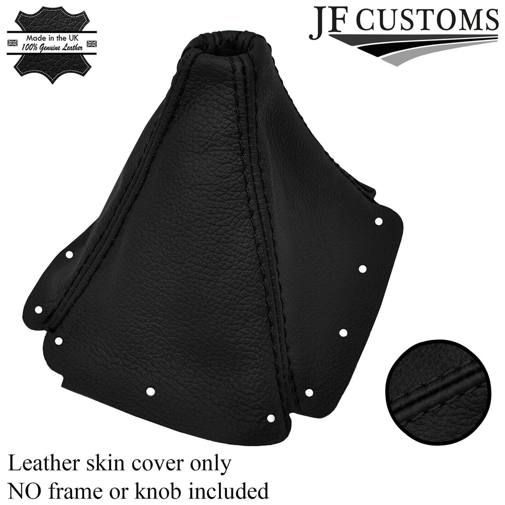 FITS MAZDA MX5 MK1 1989-1997 LEATHER GAITER GEAR SHIFT BOOT BLACK DOUBLE STITCH