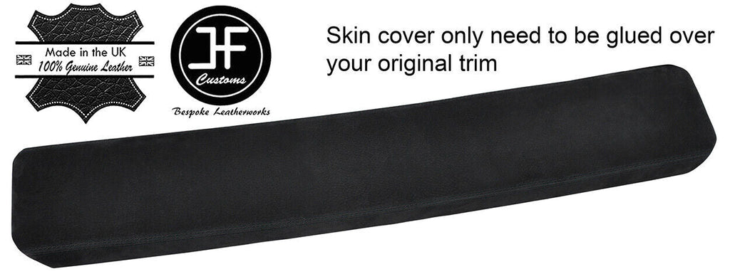 BLACK STITCH PANORAMIC SUNROOF TOP TRIM SUEDE COVER FITS TESLA MODEL S 12-18