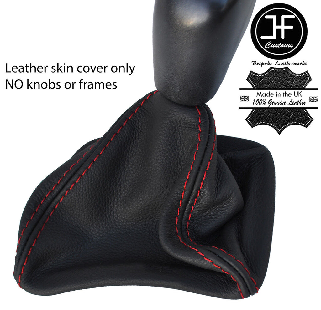 RED STITCH REAL LEATHER AUTOMATIC GAITER FOR MERCEDES SPRINTER W906 2006-2015