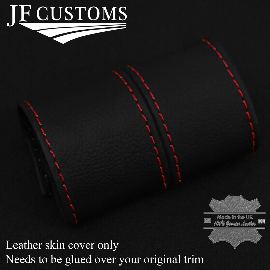 red sttiching FITS VAUXHALL OPEL ZAFIRA B 05-11 2X DOOR HANDLE LEATHER COVERS