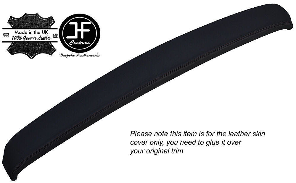 BLACK STITCH TOP DASH DASHBOARD SKIN COVER FITS VAUXHALL VICTOR FE VX1800 2300