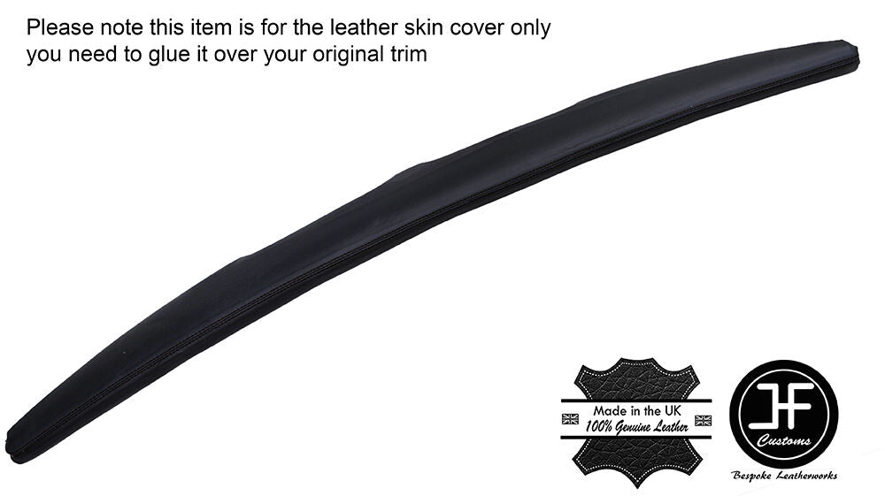 BLACK STITCH TOP DASH DASHBOARD LEATHER COVER FITS RILEY WOLSELEY 1500