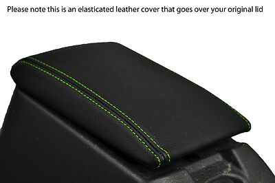 green stitch FITS MITSUBISHI L200 WARRIOR K74 98-05  LEATHER ARMREST COVER ONLY