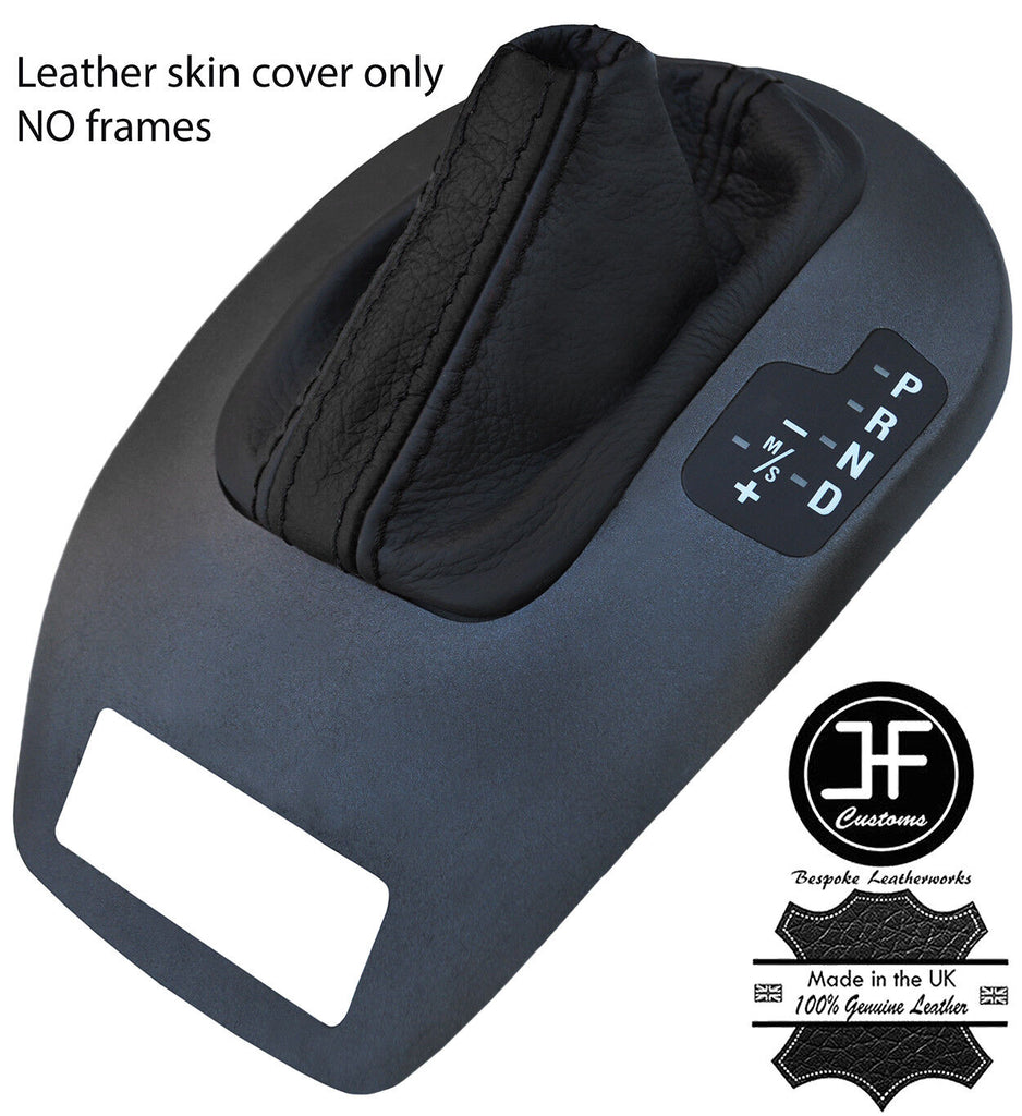 BLACK BLACK STRIPE TOP GRAIN LTHR AUTOMATC GEAR GAITER FOR BMW Z4 E85 E86 02-08