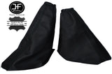 BLACK STITCH LEATHER GEAR & HANDBRAKE GAITER FITS FORD FIESTA 1995-2002