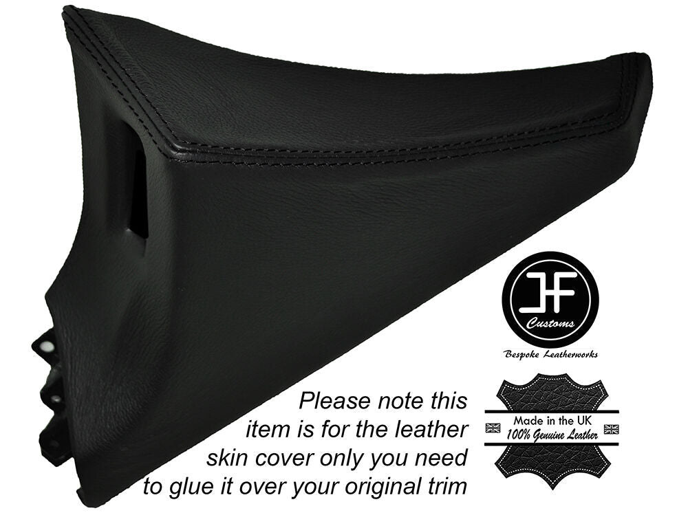 BLACK STITCH 1X PASSENGER DOOR SWITCH PANEL SKIN COVER FITS TOYOTA SUPRA MK4