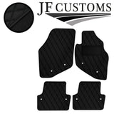 BLACK DIAMOND STITCH VINYL 4X TAILORED FLOOR CARPET FOR VOLVO V70 MK2 00-07 JF1